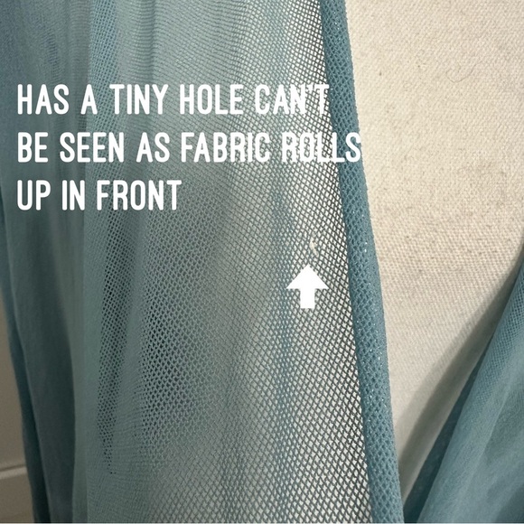 Petit Pois By Viviana G. Sheer Duster Medium Light Blue Fairycore Coquette READ - Picture 4 of 9